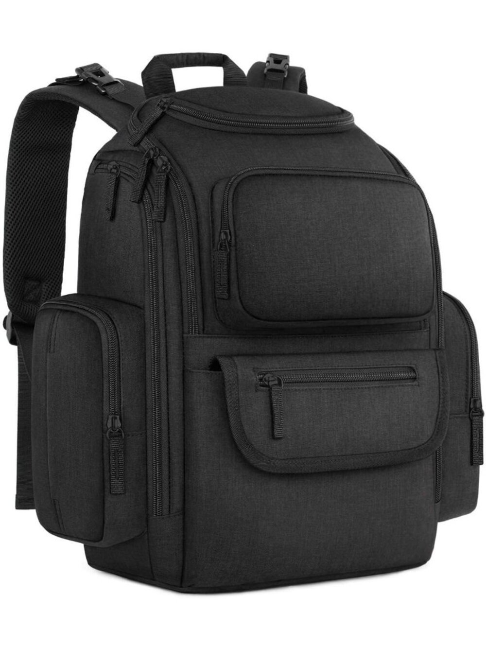 Stylish Water-Resistant Diaper Bag Backpack with Insulated Pockets & Stroller